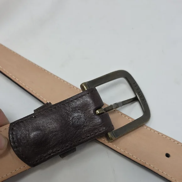 Tecovas Genuine Bovine  Dark Brown Leather Belt Men's Size 40 - Picture 5 of 5